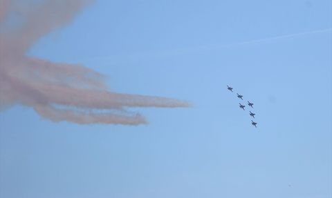 Türk Yıldızları Kırklareli'nde Gösteri Uçuşu Gerçekleştirdi