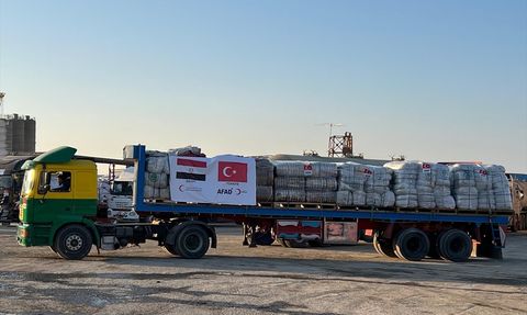 Türkiye'nin Gazze'ye Yönelik Yardımları Sürüyor