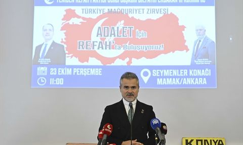 Yeniden Refah Partisi Mağduriyet Zirvesi'nde Adalet Vurgusu