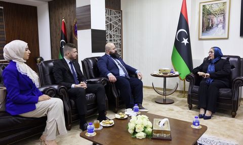 Yunus Emre Enstitüsü Libya Koordinatörü, Kadın Bakanı ile Görüştü