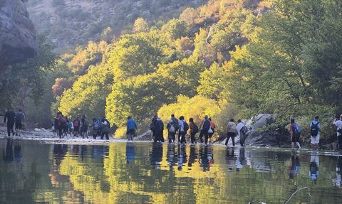 Zore Kanyonu'nda Doğaseverlerle Yürüyüş Etkinliği