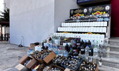 Adana'da kaçak içki operasyonu: 16 gözaltı