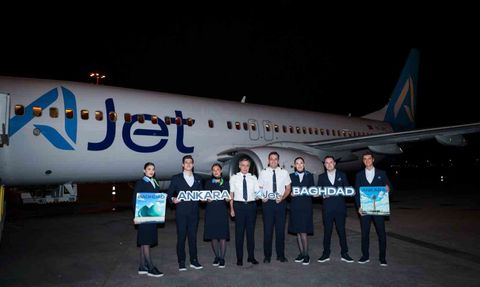 AJet Ankara-Bağdat Seferlerine Başladı