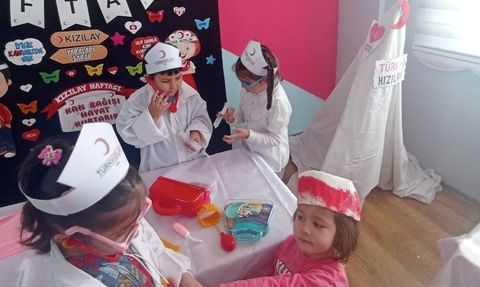 Anamur’da Miniklerden Kızılay Haftası Etkinliği