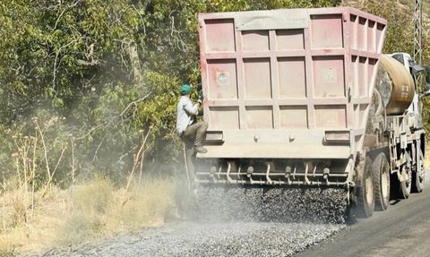 Bağlar Köyü Yolunda Asfalt Çalışmaları Tamamlandı