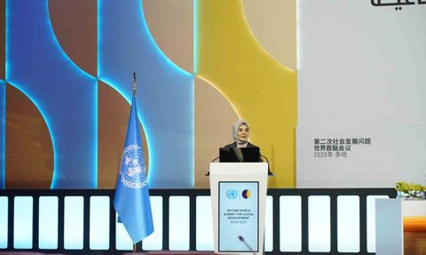 Bakan Göktaş'ın Katar'daki Sosyal Kalkınma Zirvesi Konuşması