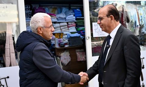 Başkan Geçit esnaf ziyaretlerinde talepleri yerinde değerlendirdi