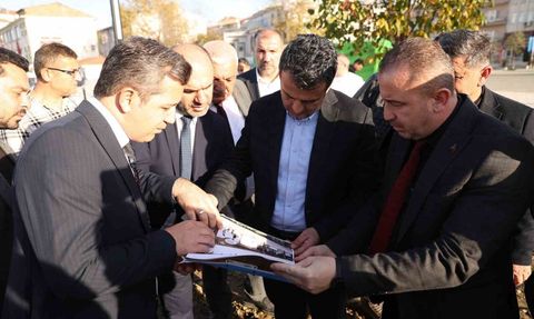Başkan Halit Doğan Alaçam’da projeleri yerinde inceledi