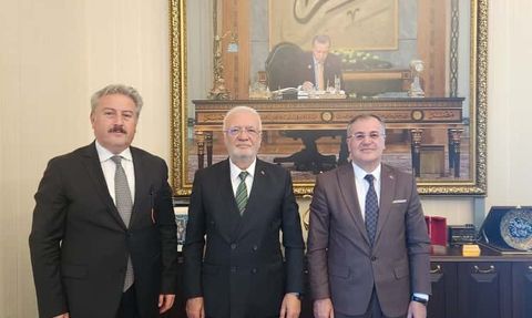 Başkan Özdoğan'dan Elitaş'a Ankara ziyareti