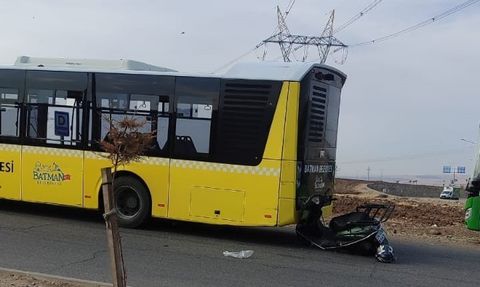 Batman'da Motosiklet Kazası: 1 Yaralı