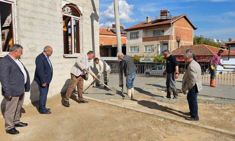 Beyağaç Çarşı Cami inşaatı tamamlanma aşamasına geldi