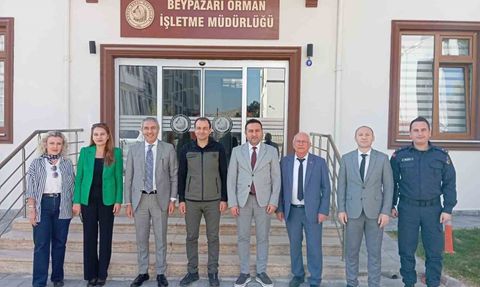 Beypazarı'nda 11 Kasım Milli Ağaçlandırma Günü’nde Fidan Dikimi