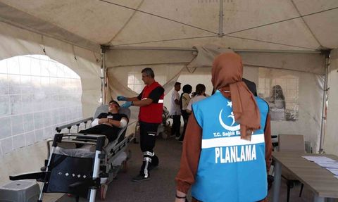 Beyşehir Devlet Hastanesi'nde 2025 HAP dış toplu yaralanma tatbikatı