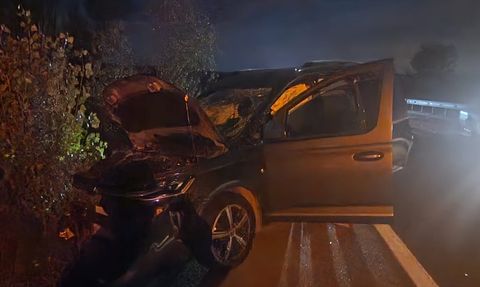 Bolu'da Traktör ile Kamyonet Çarpıştı: 5 Yaralı