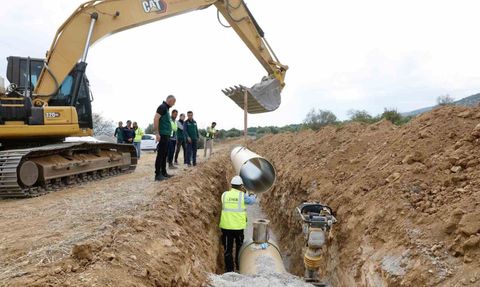 Bozdoğan Ovası'nda 46 bin 900 dekar için modern sulama çalışması