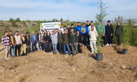 Buldan'da Peygamberimiz Anısına Hatıra Ormanı Oluşturuldu