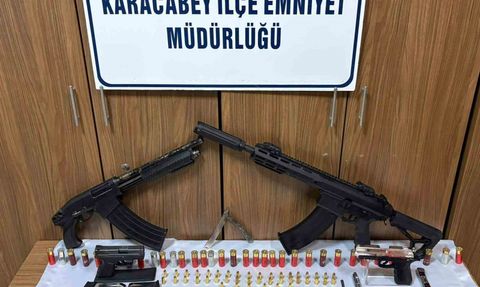 Bursa'da Ruhsatsız Silah Operasyonu