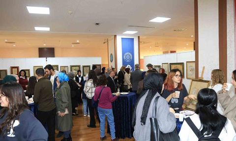 BUÜ Geleneksel Türk Sanatları öğrencilerinin eserleri sergilendi