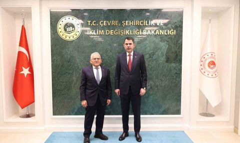 Büyükkılıç'ın Bakan Kurum ziyareti: Altyapı ve kentsel dönüşüm görüşmesi