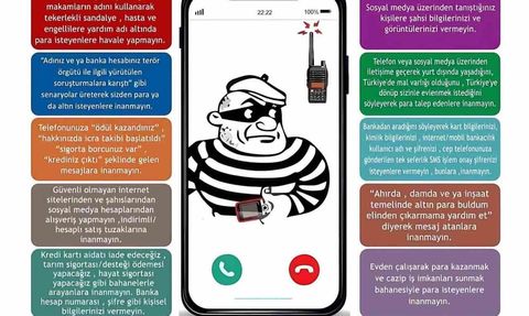 Çameli Belediyesi'nden telefon ve internet dolandırıcılığı uyarısı