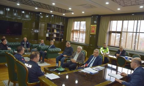 Çan'da Kış Trafik Tedbirleri Toplantısı