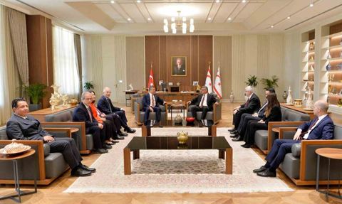 CHP Genel Başkanı Özel'den KKTC Cumhurbaşkanı Erhürman’a ziyaret