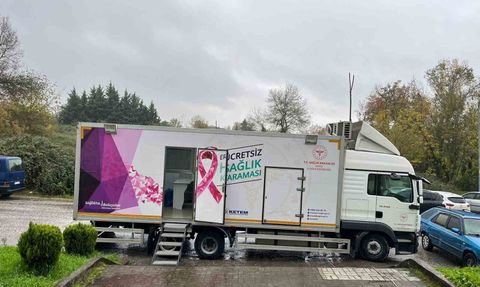 Düzce’de mobil tırda ücretsiz kanser taraması