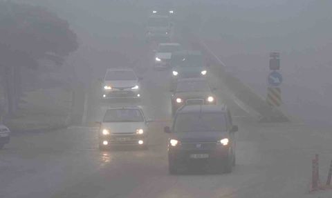 Edirne'de Yoğun Sis Etkili