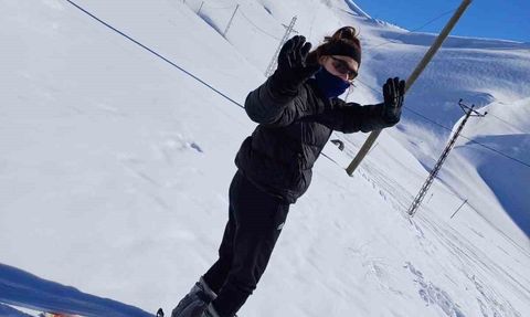 Eğribel'de Kayak Sezonu Açıldı: Giresun'da İlk Hareketlilik