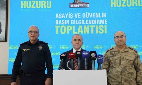 Elazığ'da Suç Oranlarında Önemli Düşüşler