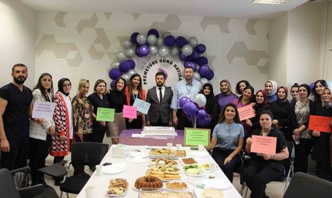 Elazığ Fethi Sekin Şehir Hastanesi'nde Dünya Prematüre Günü Etkinliği