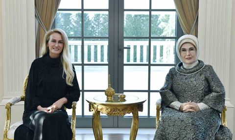 Emine Erdoğan, Nilden Bektaş Erhürman’ı Devlet Konukevi’nde Ağırladı
