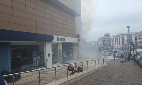 Ereğli'de AVM jeneratörü dumanı caddede paniğe yol açtı