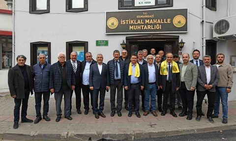 Erkan Aydın İstiklal Mahallesi’nde vatandaşlarla buluştu