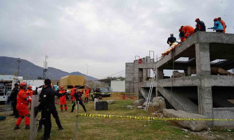 Erzincan'da TAMP Kapsamında Deprem Tatbikatı Yapıldı