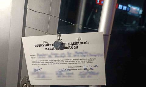 Esenyurt'ta ruhsatsız dönerciye 42 bin lira ceza ve mühürleme