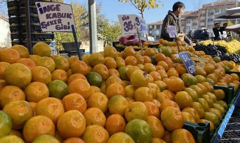 Eskişehir'de mandalina fiyatı geçen yıla göre yüzde 30 düştü