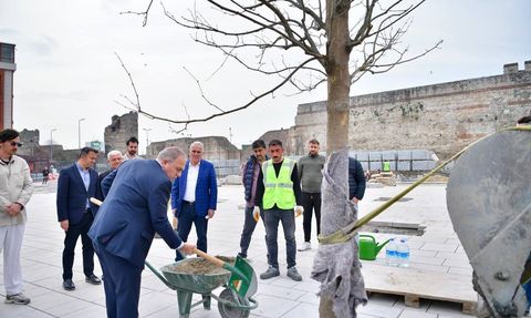 Fatih'te Yeşil Seferberlik: 2 bin 500 Ağaç Toprakla Buluştu