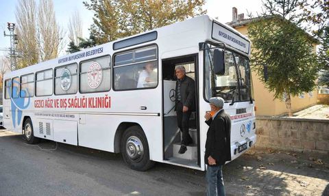 Gezici Ağız ve Diş Sağlığı Kliniği Köseler Mahallesi'ne Hizmet İletti