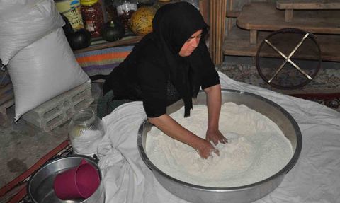 Horoz Köyü'nde keşik geleneğiyle kışlık yufka hazırlığı