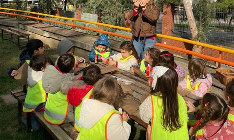 İEÜ Beyaz Köşk Anaokulu Küresel Okullar Programı'na Katıldı