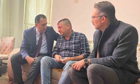 İl Müdürü Türkoğlu’ndan şehit aileye taziye ziyareti