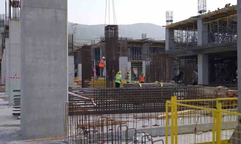 İskenderun'da 600 yataklı devlet hastanesi inşaatı devam ediyor