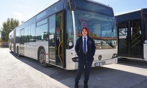 Isparta'da Kadın Şoför Sevda Gündüz'ün Hayali Gerçek Oldu