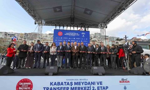Kabataş Transfer Merkezi 2. Etap Açılışı Beyoğlu'nda