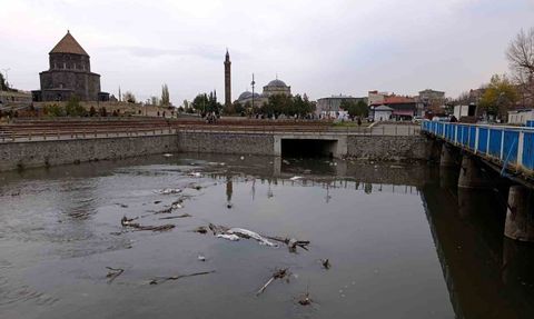 Kars Çayı alarm veriyor: Bedesten bölgesinde atık sorunu