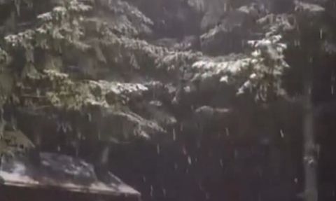 Kartepe'ye sezonun ilk karı düştü