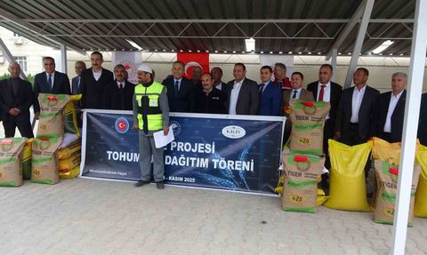 Kilis’te 737 ton sertifikalı tohum üreticilere dağıtıldı