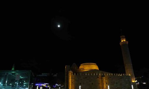 Kırşehir'de Kunduz Süper Ay Görüntüleri