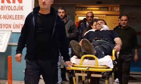 Kömür İndirirken Yüzüne Demir Parçası Saplandı